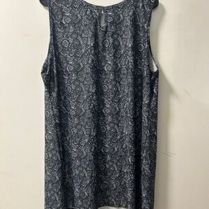 Elegant Black and White Patterned women’s Nuu Muu dress tunic